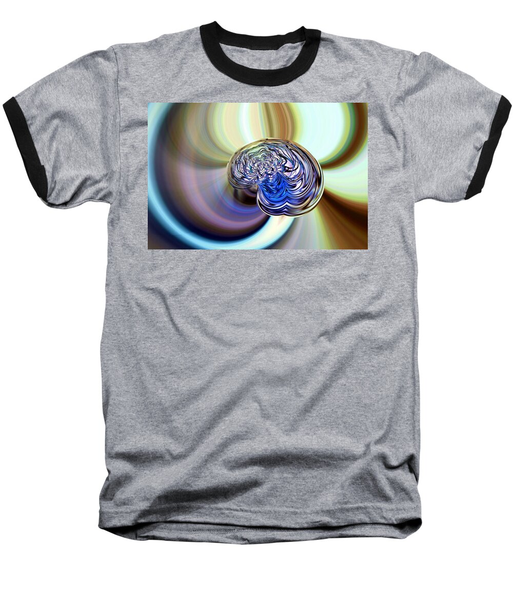 Digital Decor Baseball T-Shirt featuring the digital art Mind Matter by Andrew Hewett