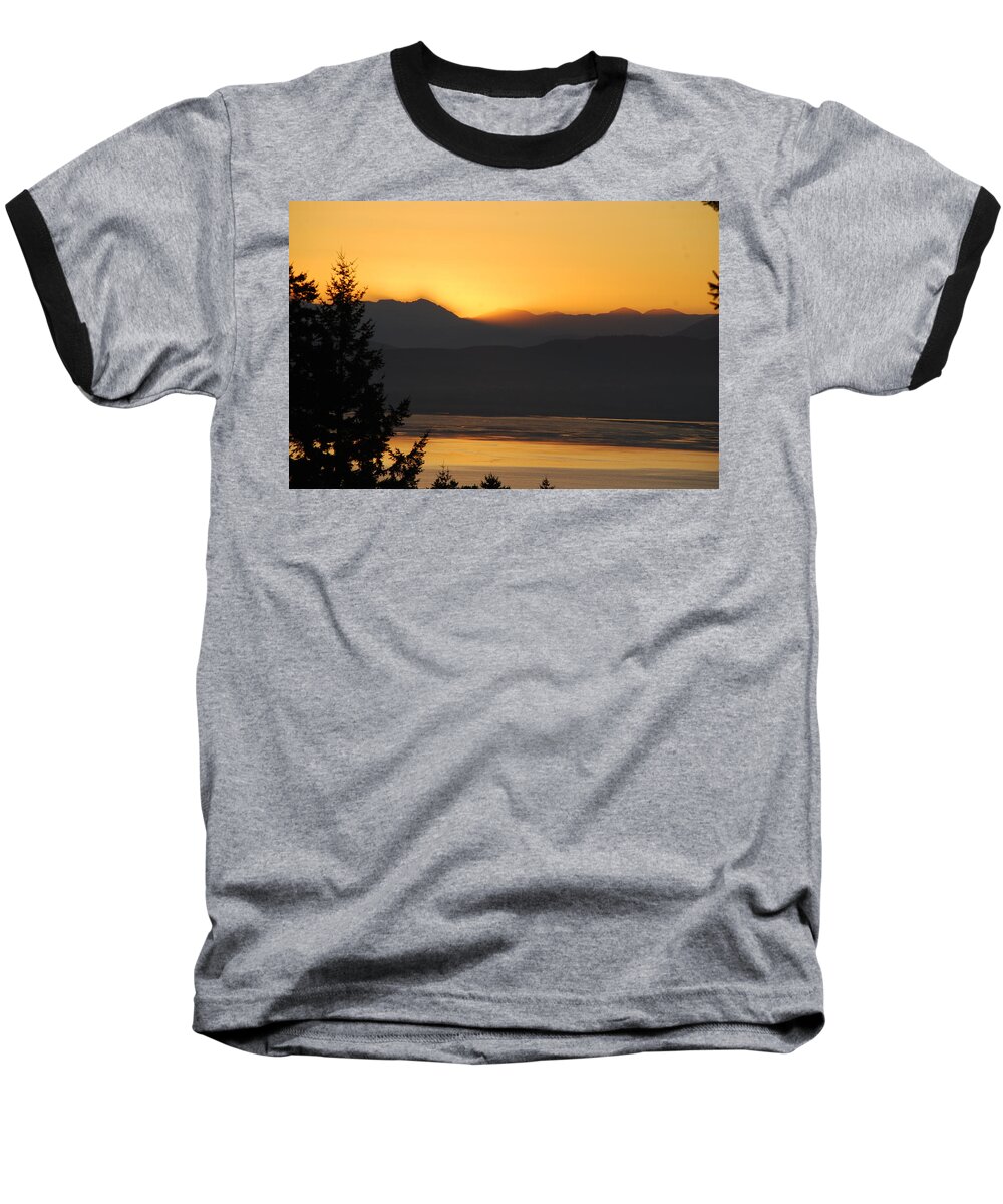 Morning Baseball T-Shirt featuring the photograph Morning Has Broken by Michael Merry