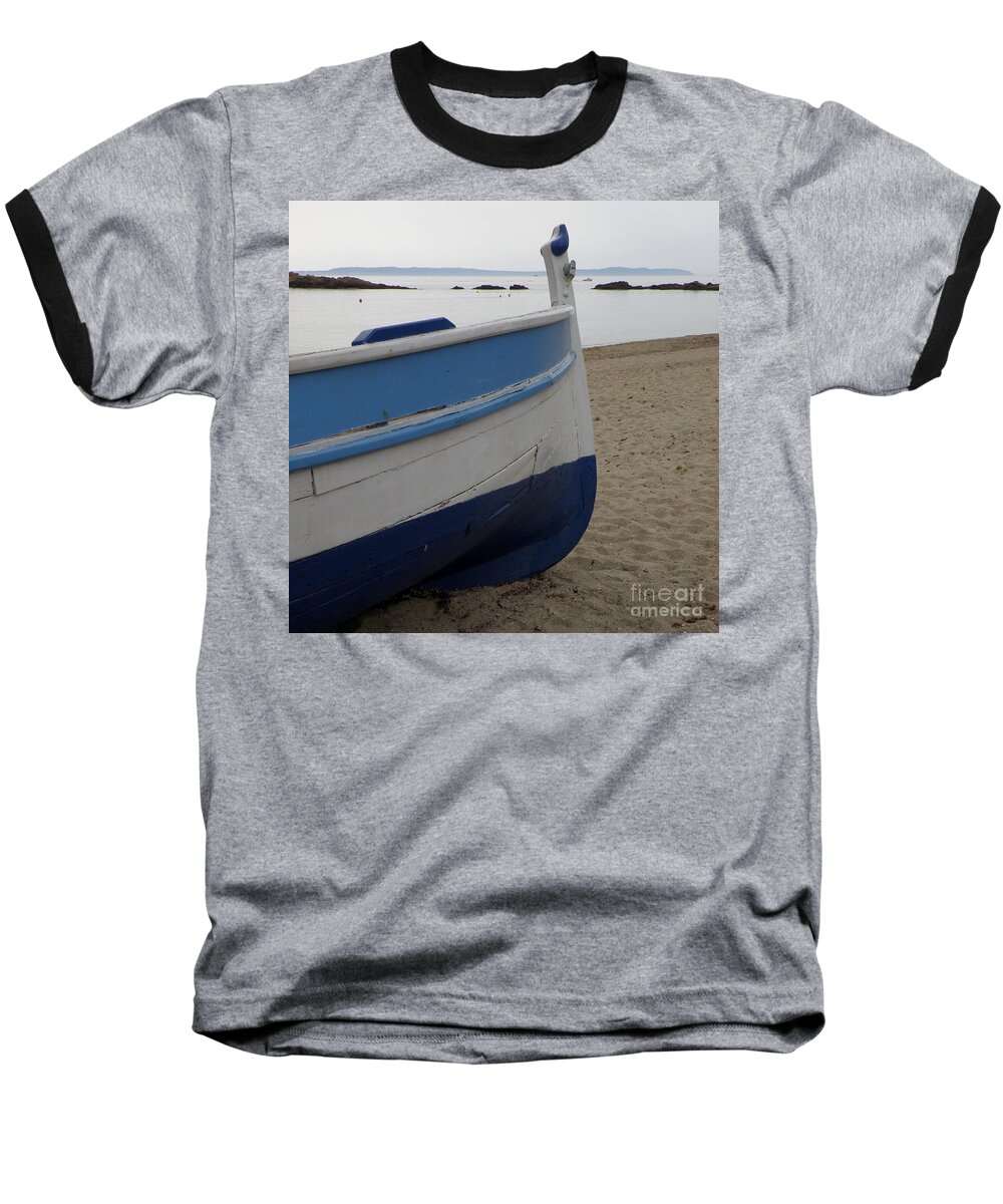 Seascape Baseball T-Shirt featuring the photograph Morning Seascape by Lainie Wrightson