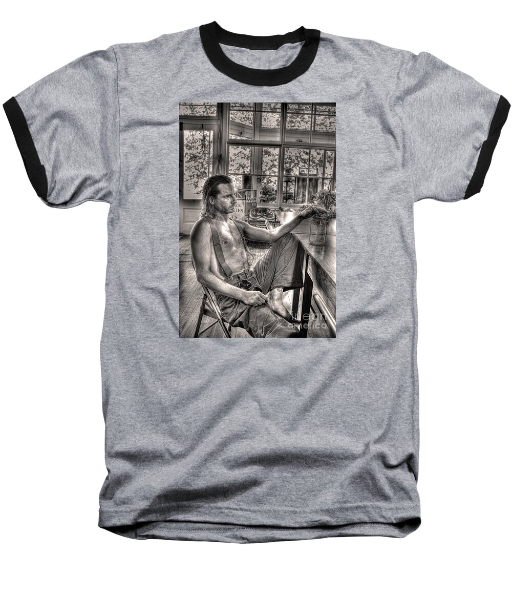 Ninety Six In The Shade Baseball T-Shirt featuring the photograph Ninety Six in the Shade by William Fields