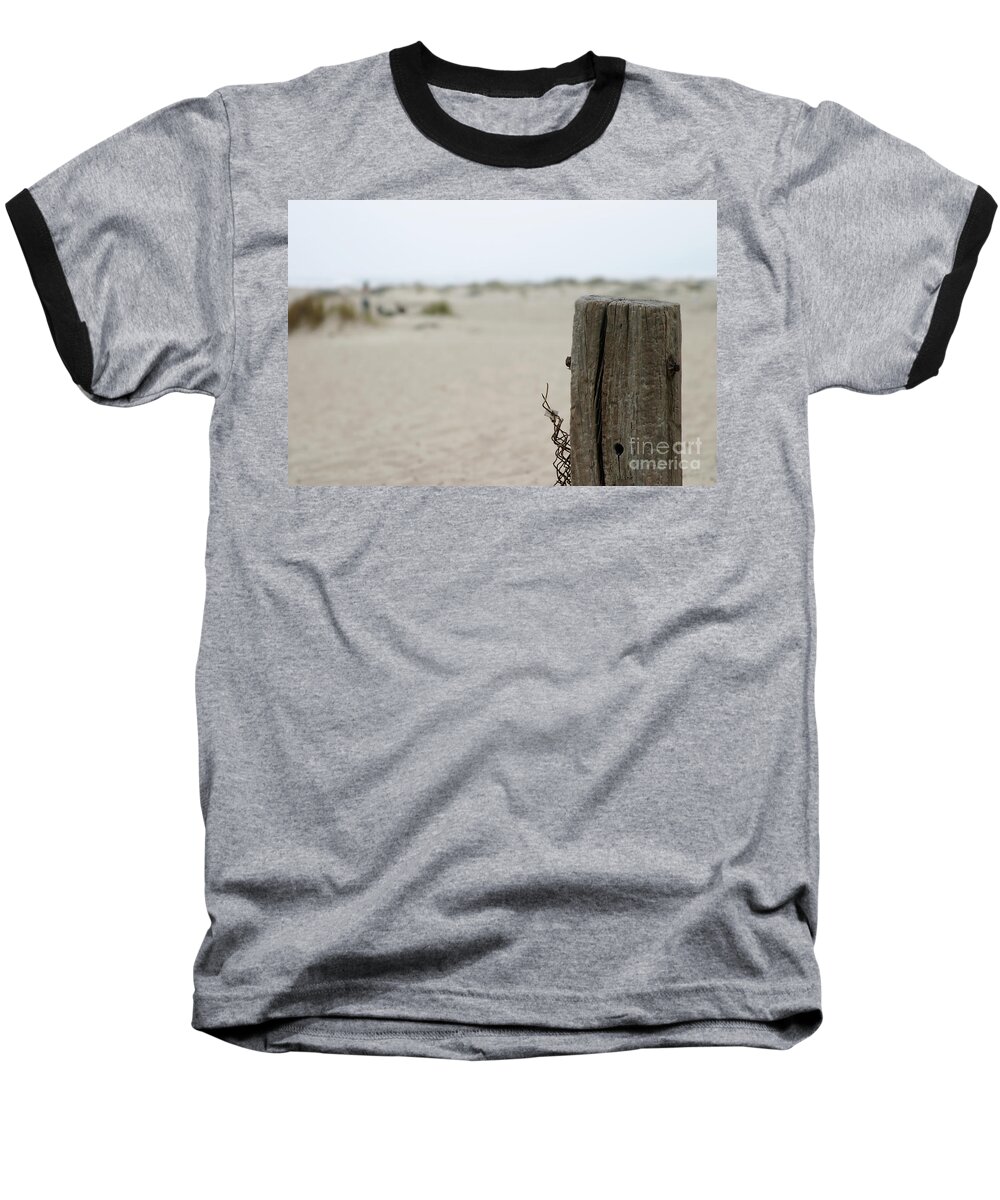 Old Baseball T-Shirt featuring the photograph Old Fence Pole by Henrik Lehnerer