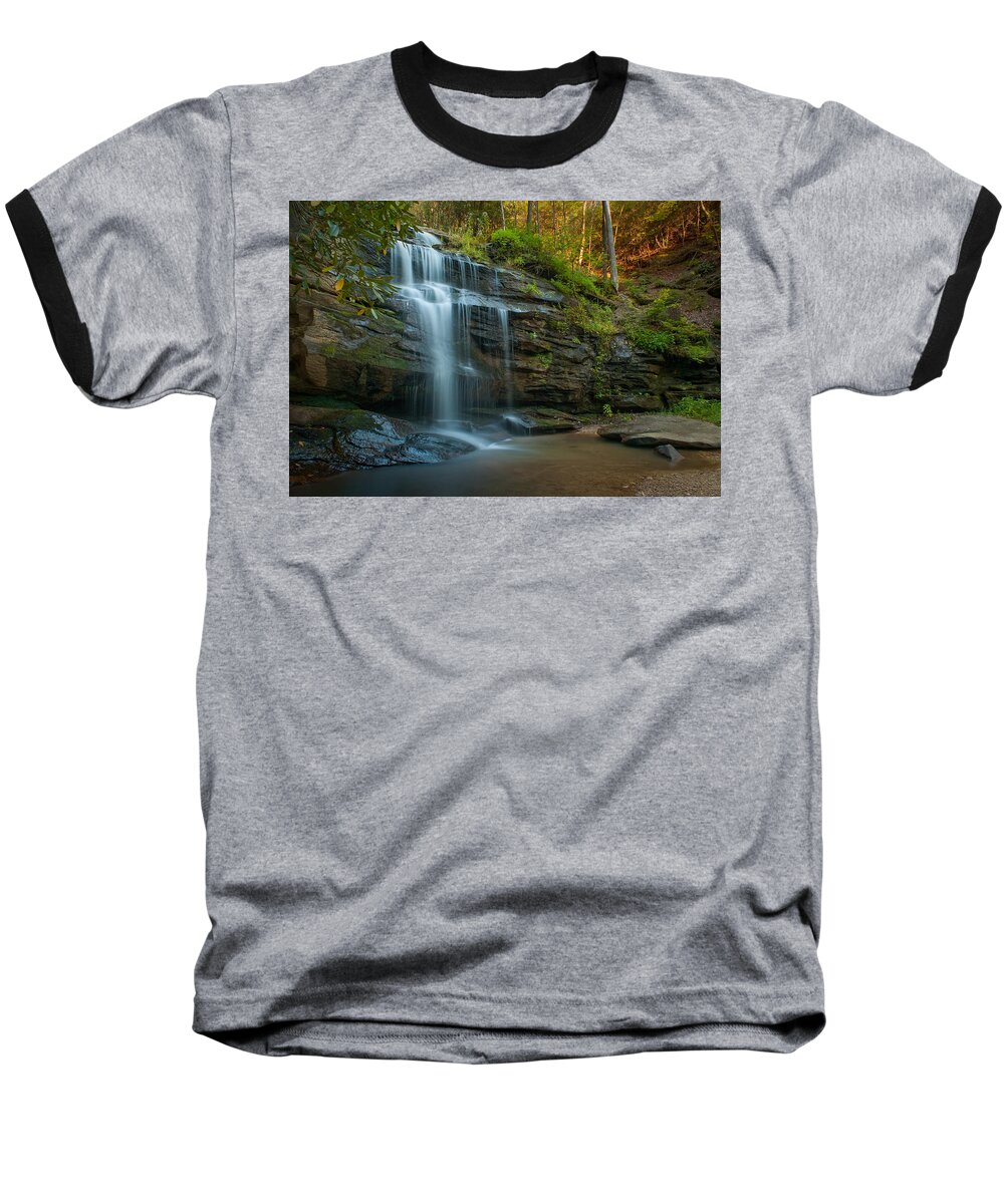Landscape Baseball T-Shirt featuring the photograph On The Rocks by Joye Ardyn Durham