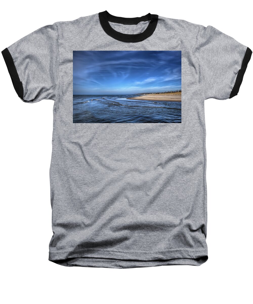 Sky Baseball T-Shirt featuring the photograph Peaceful Times by Scott Wood