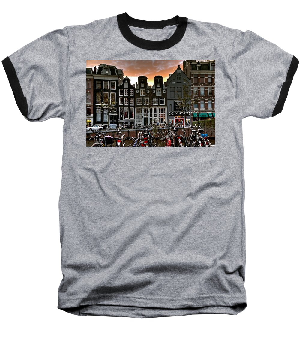 Holland Amsterdam Baseball T-Shirt featuring the photograph Prinsengracht 458. Amsterdam by Juan Carlos Ferro Duque