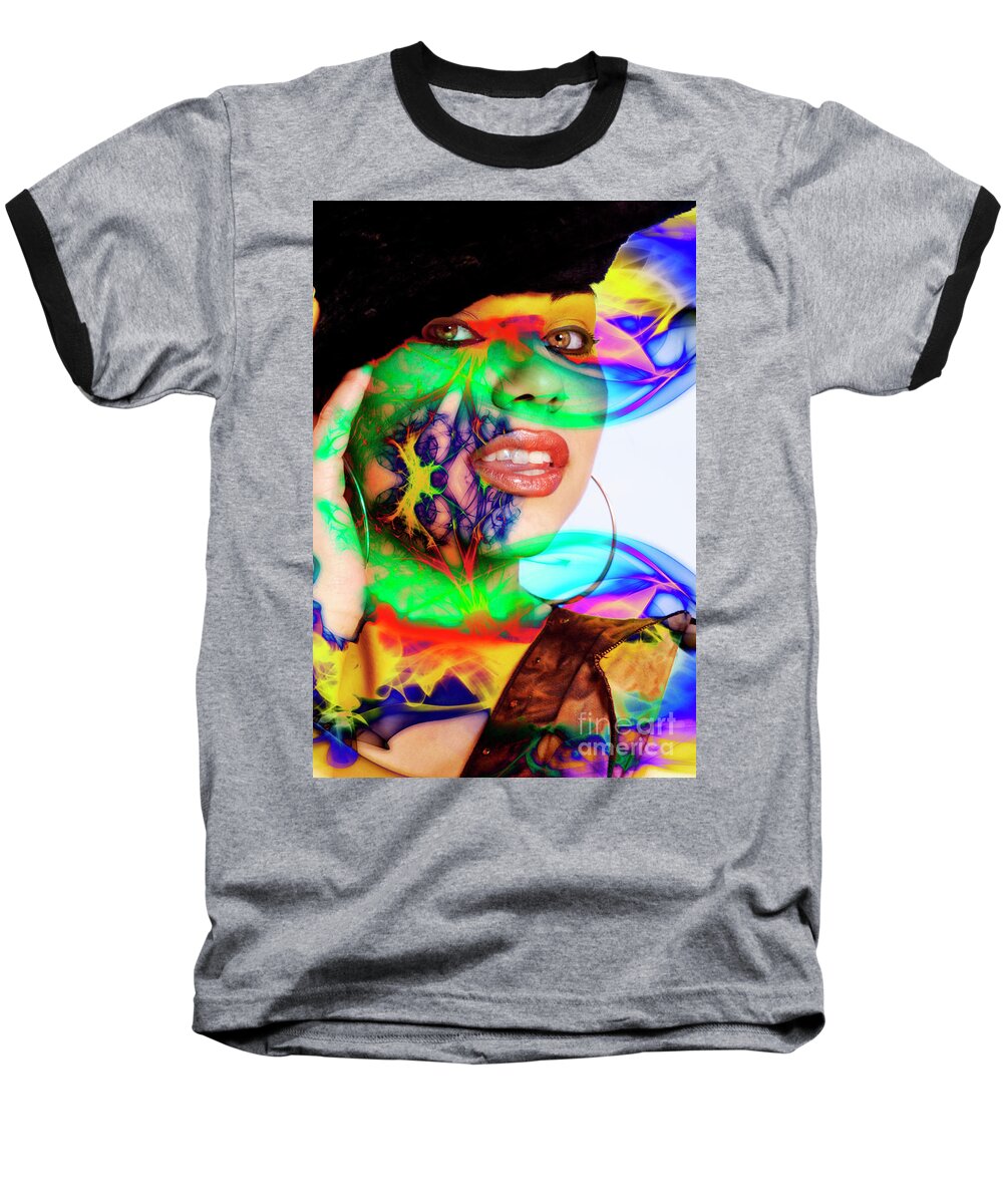 Clay Baseball T-Shirt featuring the photograph Rainbow Beauty by Clayton Bruster