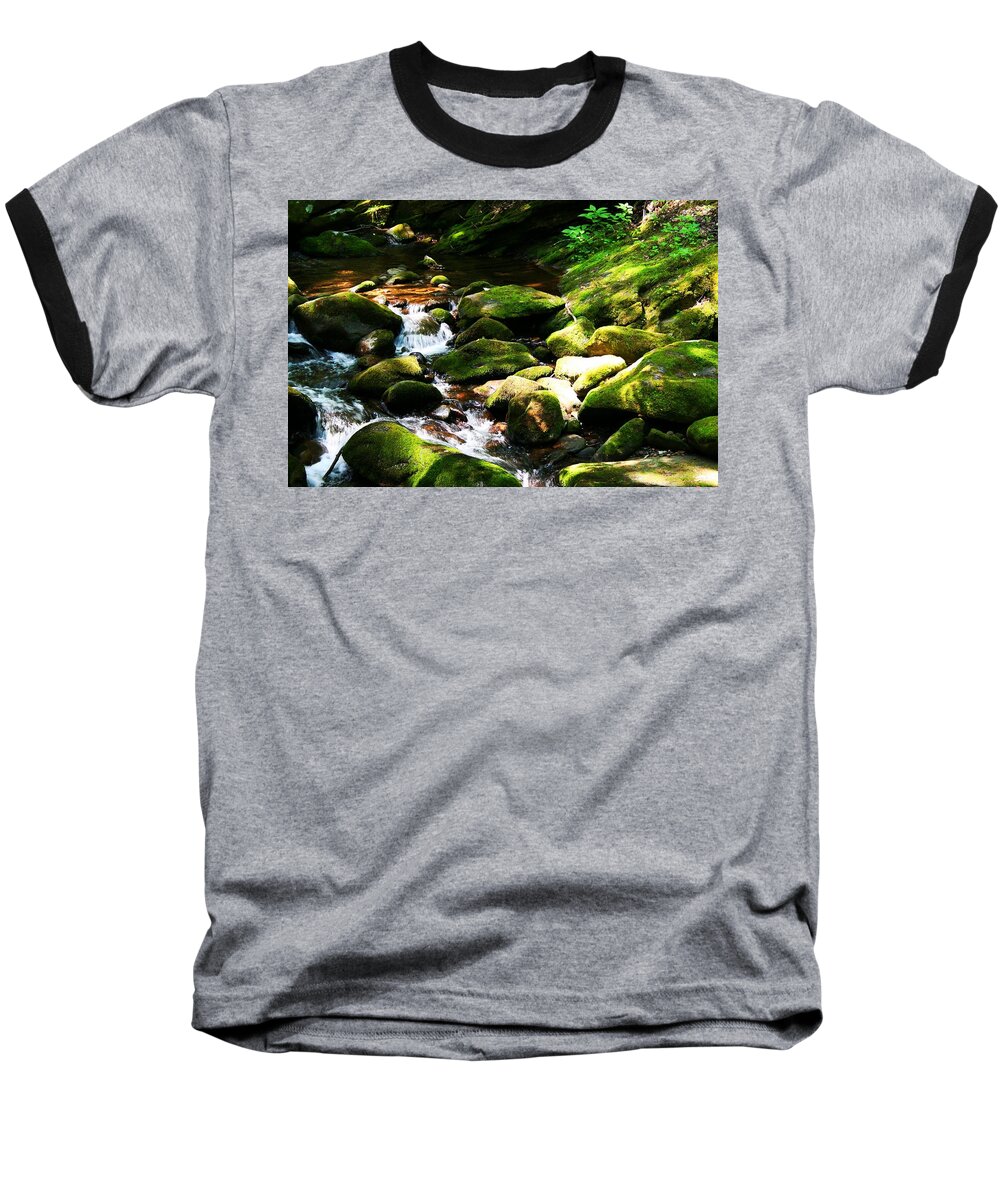 Rapids Baseball T-Shirt featuring the photograph Rolling Thunder by Phil Cappiali Jr