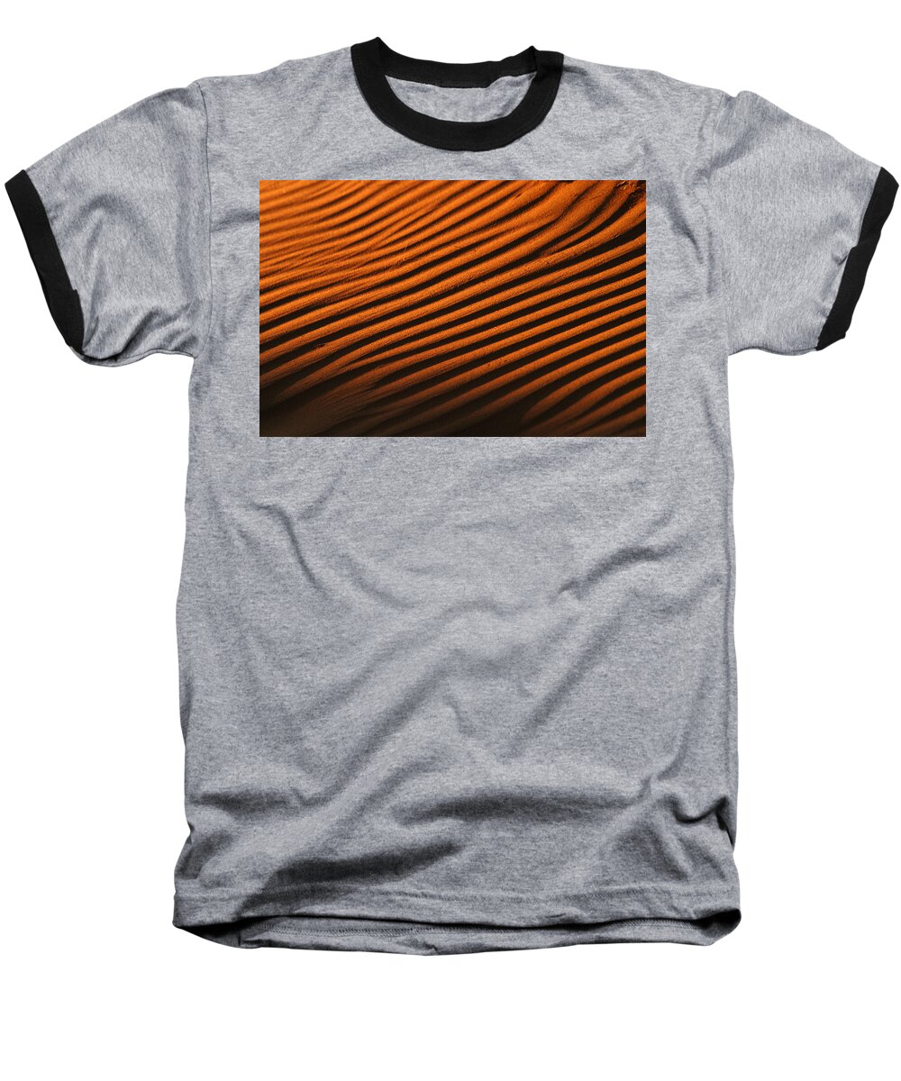 Africa Baseball T-Shirt featuring the photograph Sand ripple by Alistair Lyne