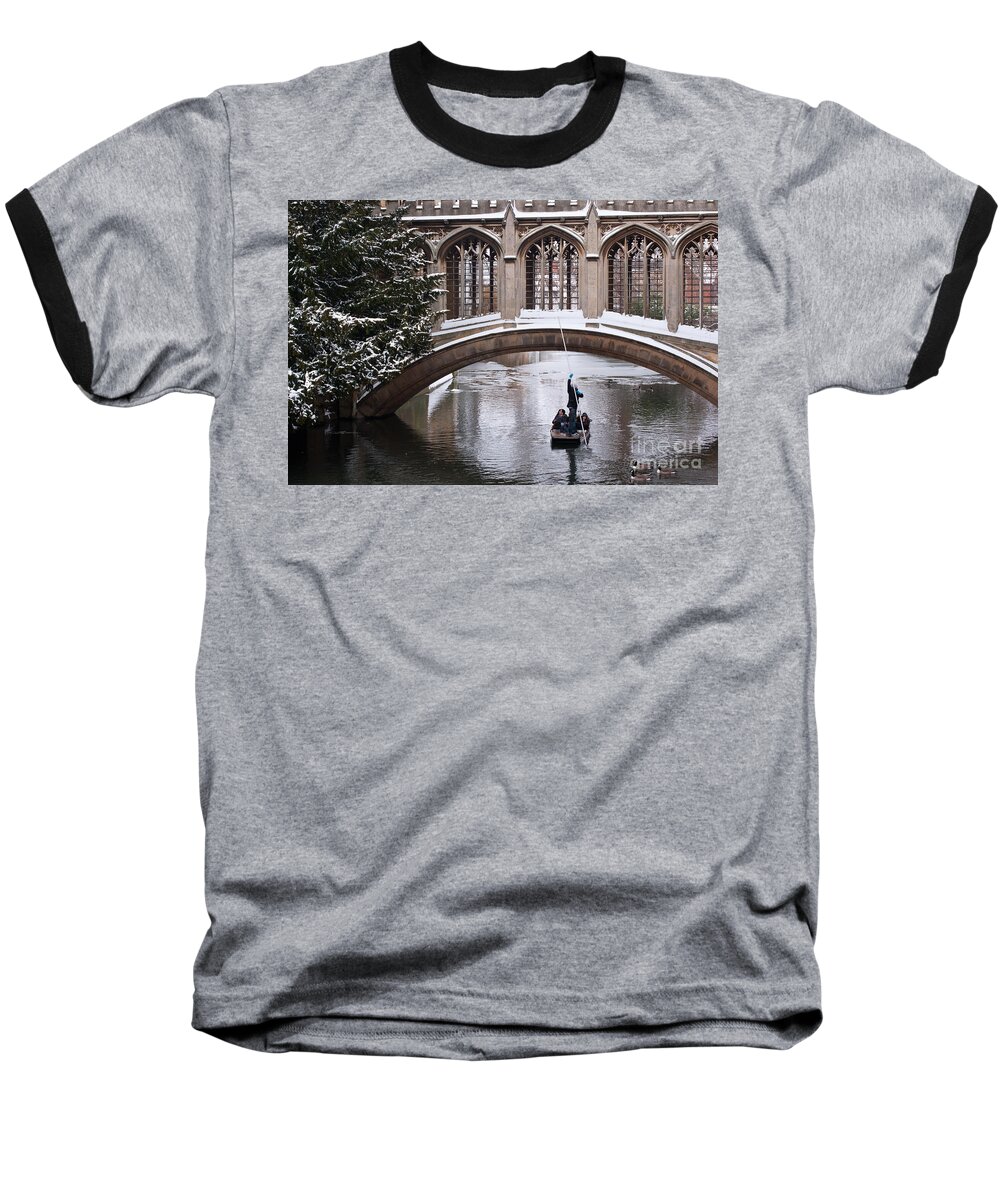 Below Baseball T-Shirt featuring the photograph Sighs in the snow by Andrew Michael