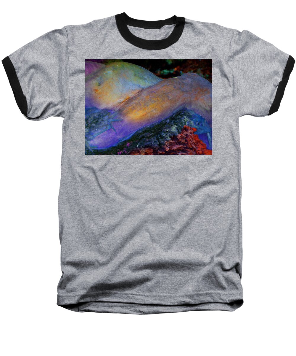  Baseball T-Shirt featuring the digital art Spirit's Call by Richard Laeton