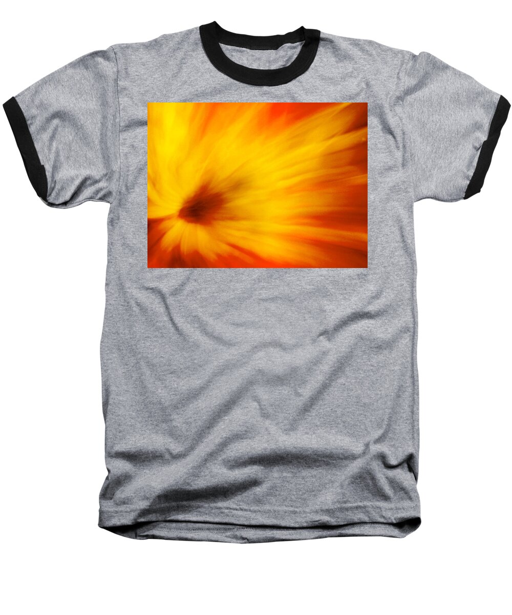 Abstract Baseball T-Shirt featuring the photograph Sunburst by Neil Shapiro