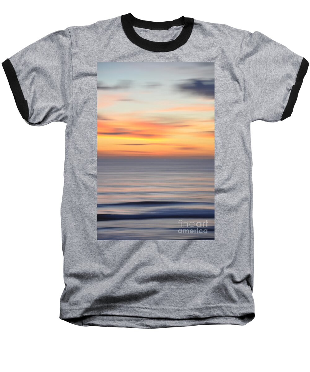 Photograph Baseball T-Shirt featuring the photograph Swamis Sunset Waves by Kelly Wade