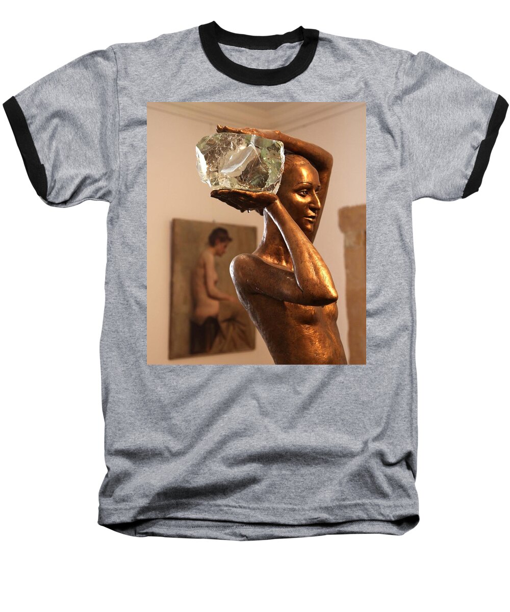 Photography Baseball T-Shirt featuring the photograph The Bather by Portraits By NC