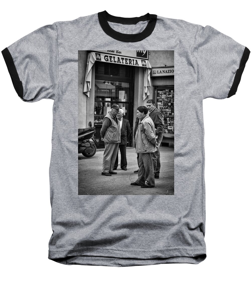 Cita Del Castello Baseball T-Shirt featuring the photograph The Conference by Hugh Smith