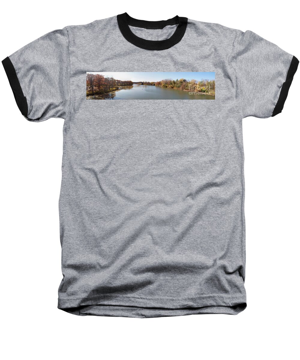 Erie Canal Baseball T-Shirt featuring the photograph The Erie Canal crossing The Genesee River by William Norton