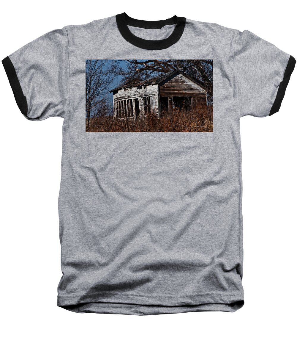 Barns Baseball T-Shirt featuring the photograph The Shed by Ed Peterson
