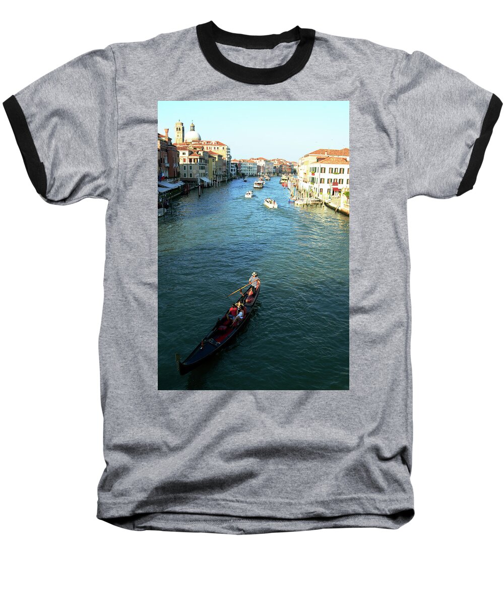 Italy Baseball T-Shirt featuring the photograph Venice View by La Dolce Vita