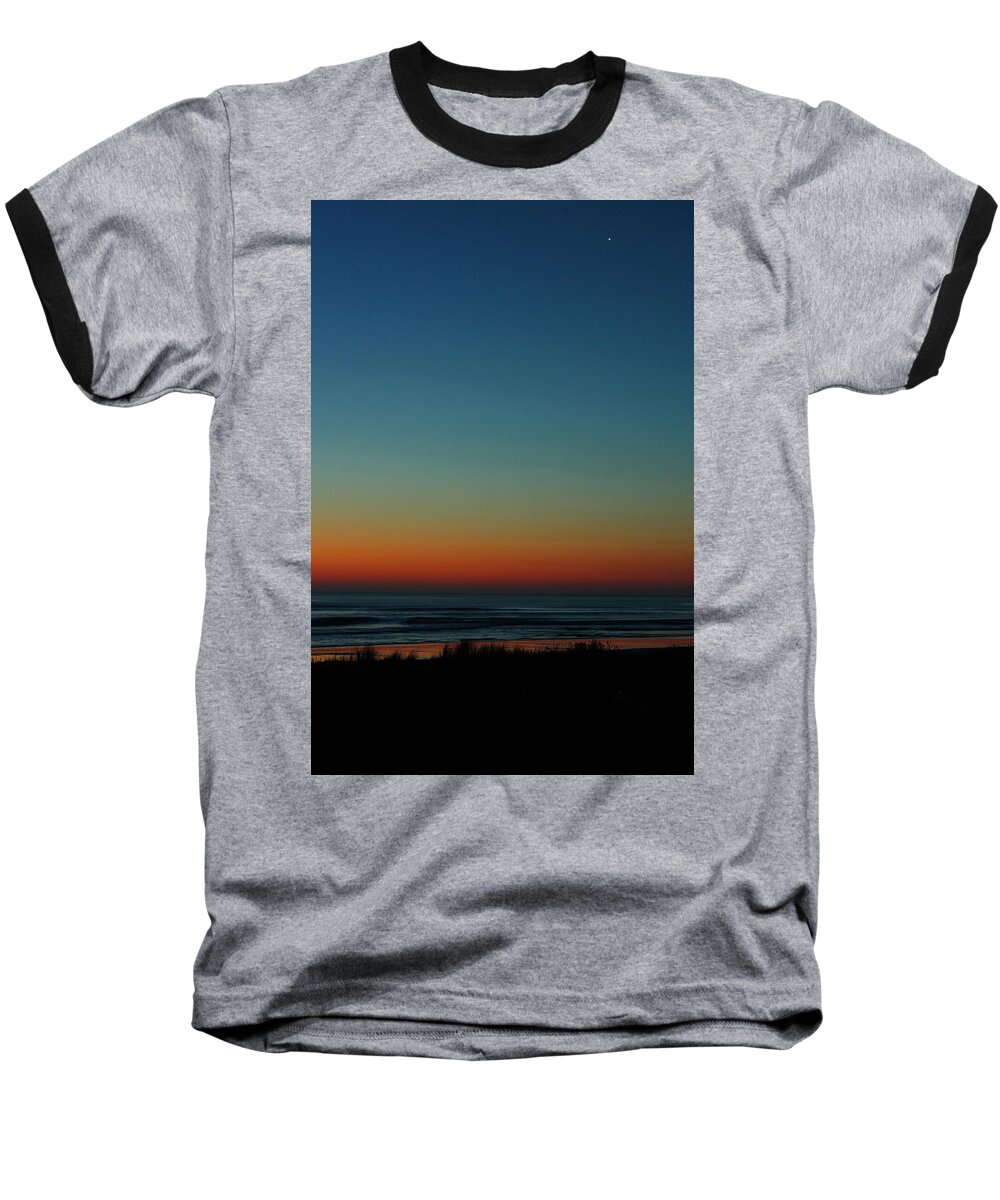 Atlantic Coast Baseball T-Shirt featuring the photograph Venus And Atlantic Before Sunrise by Daniel Reed