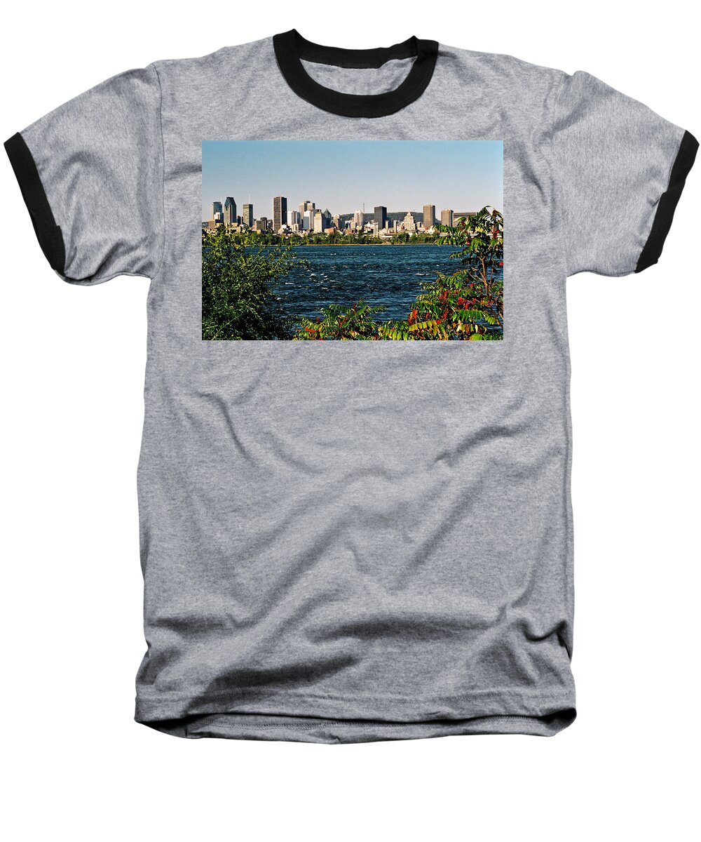 North America Baseball T-Shirt featuring the photograph Ville de Montreal by Juergen Weiss
