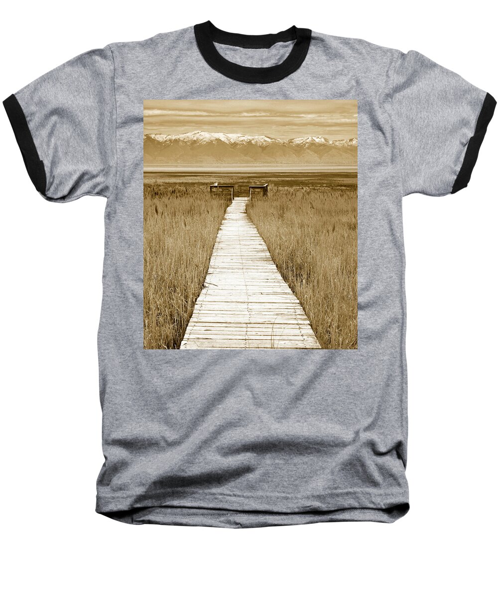Walk Baseball T-Shirt featuring the photograph Walk With Me 2 by Marilyn Hunt
