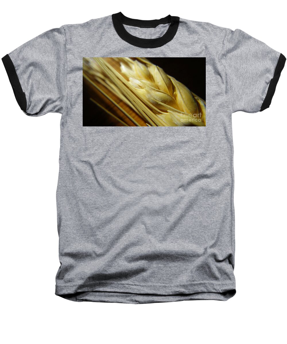 Wheat Baseball T-Shirt featuring the photograph Wheatberries by Anjanette Douglas