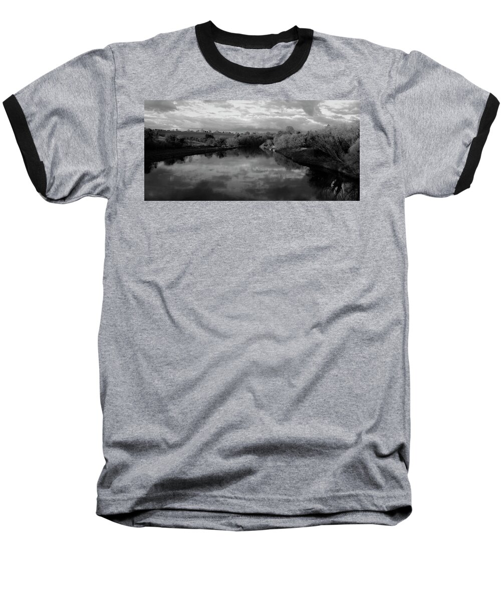  Boyne River Baseball T-Shirt featuring the photograph Boyne River by Martina Fagan