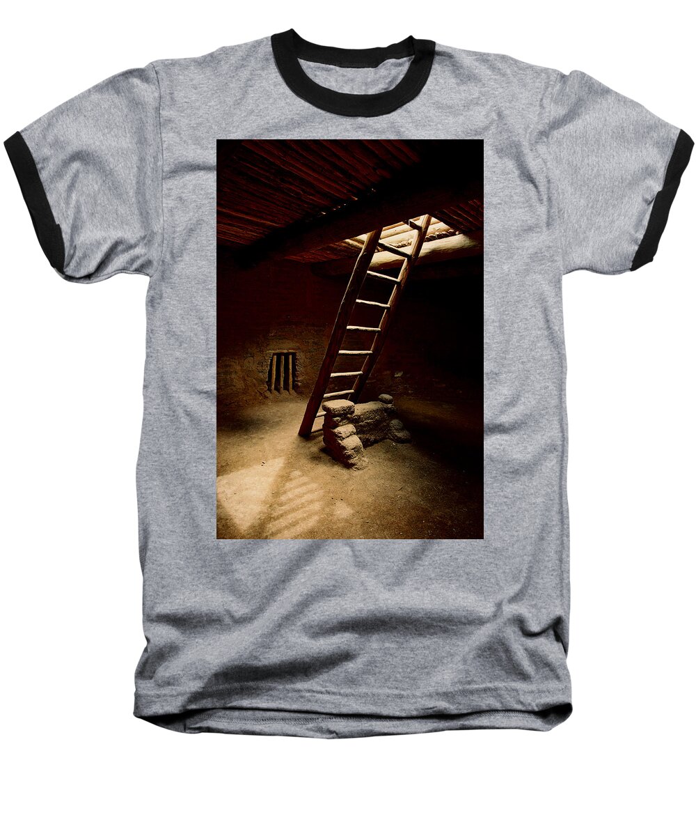 Pecos Baseball T-Shirt featuring the photograph House Of Reflection And Prayer by Ron Weathers