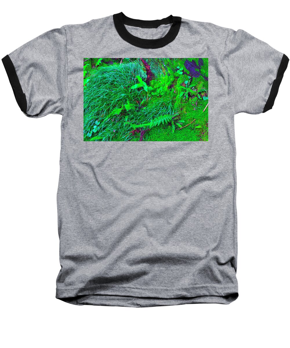 Azores Baseball T-Shirt featuring the photograph Au Vert Turned Green #1 by Jean-luc Bohin