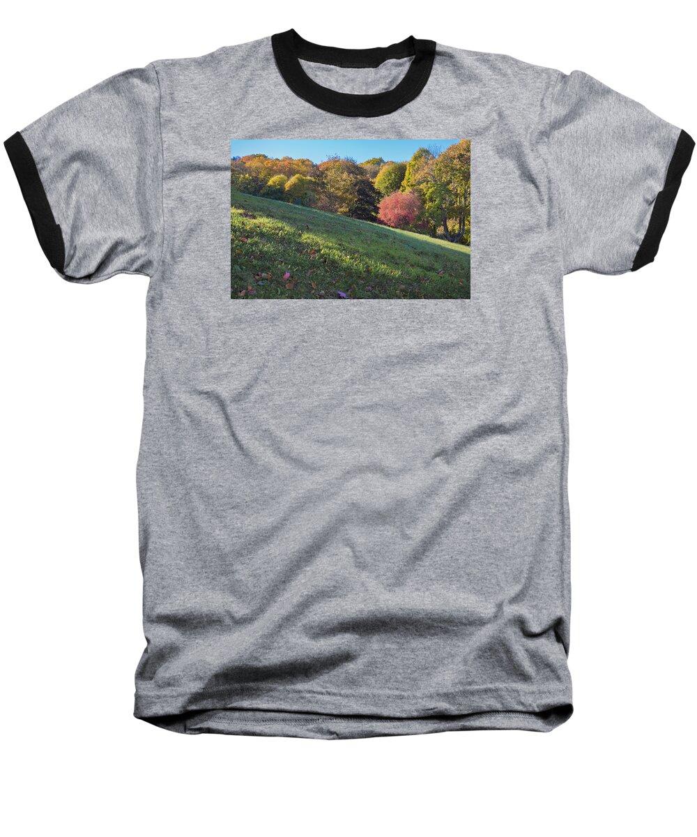 Vermont Autumn Baseball T-Shirt featuring the photograph Autumn Palette #1 by Tom Singleton