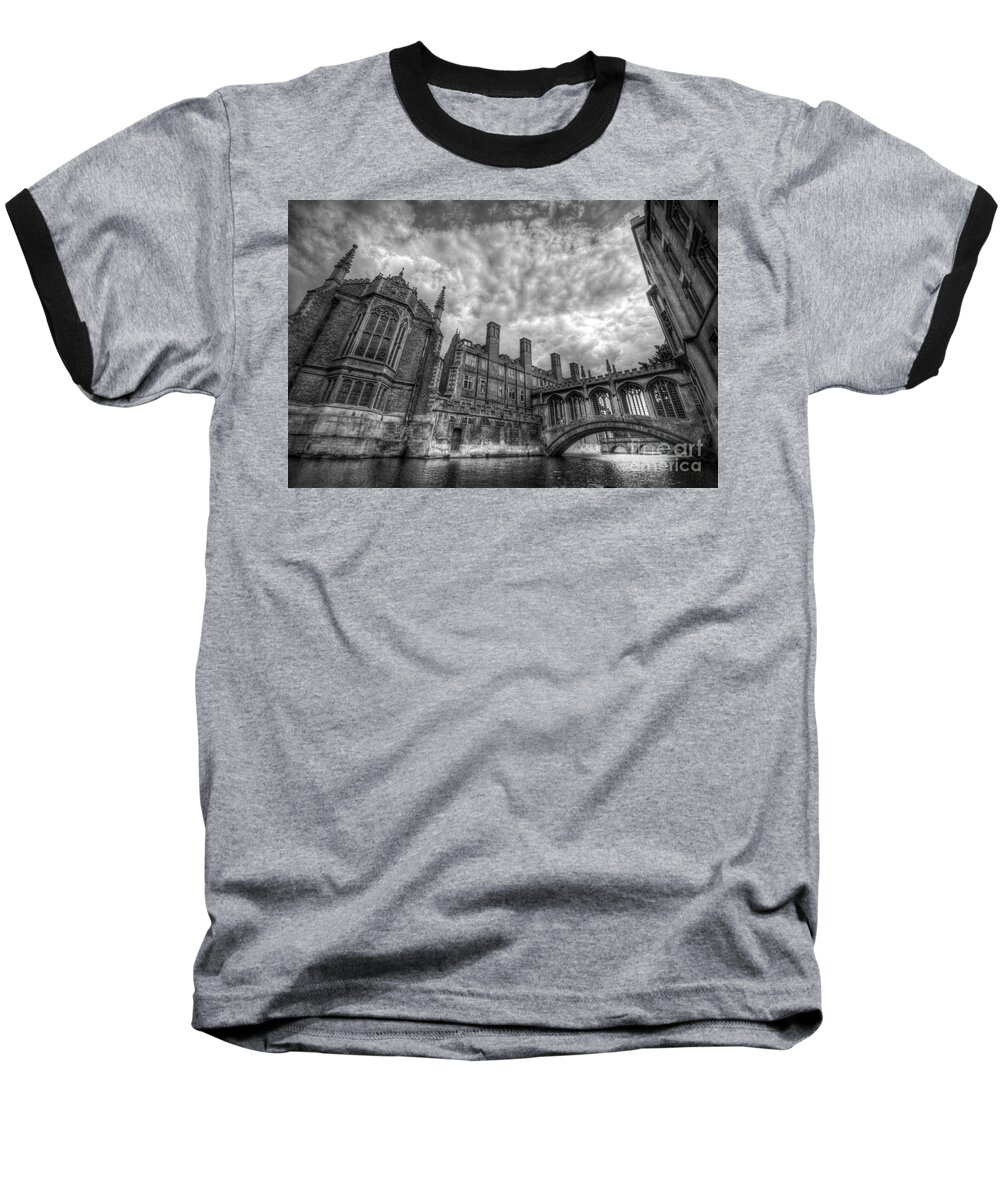Art Baseball T-Shirt featuring the photograph Bridge Of Sighs - Cambridge #1 by Yhun Suarez