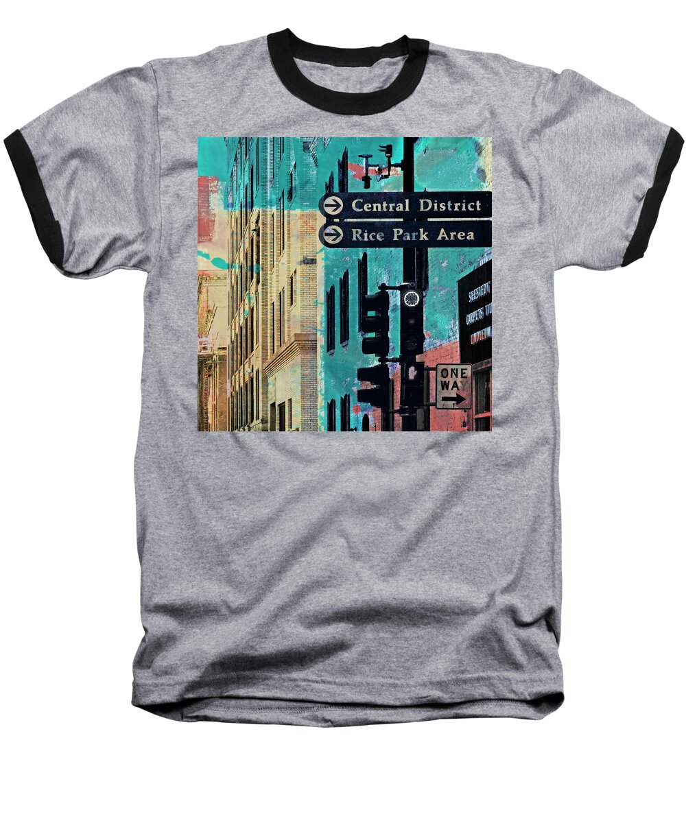 Rice Park Baseball T-Shirt featuring the photograph Central District #1 by Susan Stone