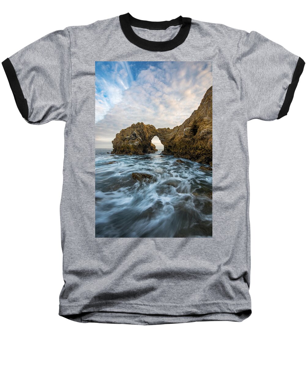California Baseball T-Shirt featuring the photograph Corona Del Mar #1 by Dustin LeFevre