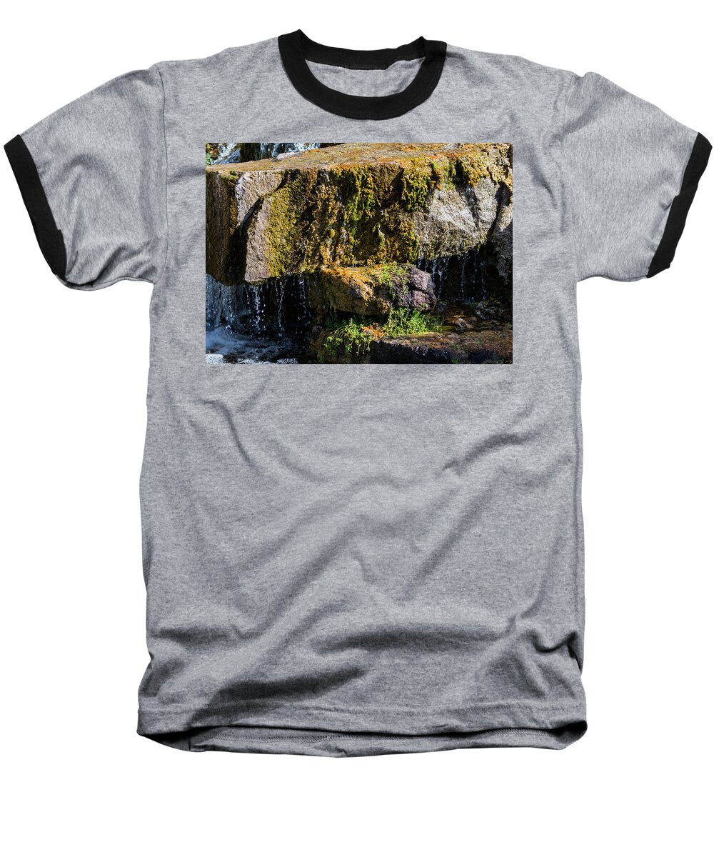 Waterfall Baseball T-Shirt featuring the photograph Desert Waterfall 2 by Douglas Killourie