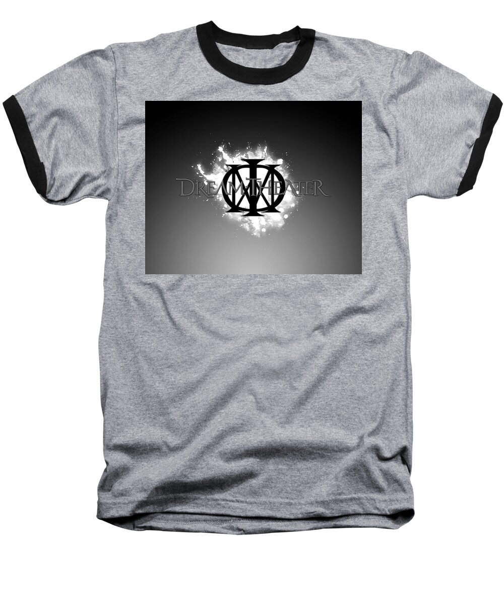 Dream Theater Baseball T-Shirt featuring the digital art Dream Theater #1 by Super Lovely