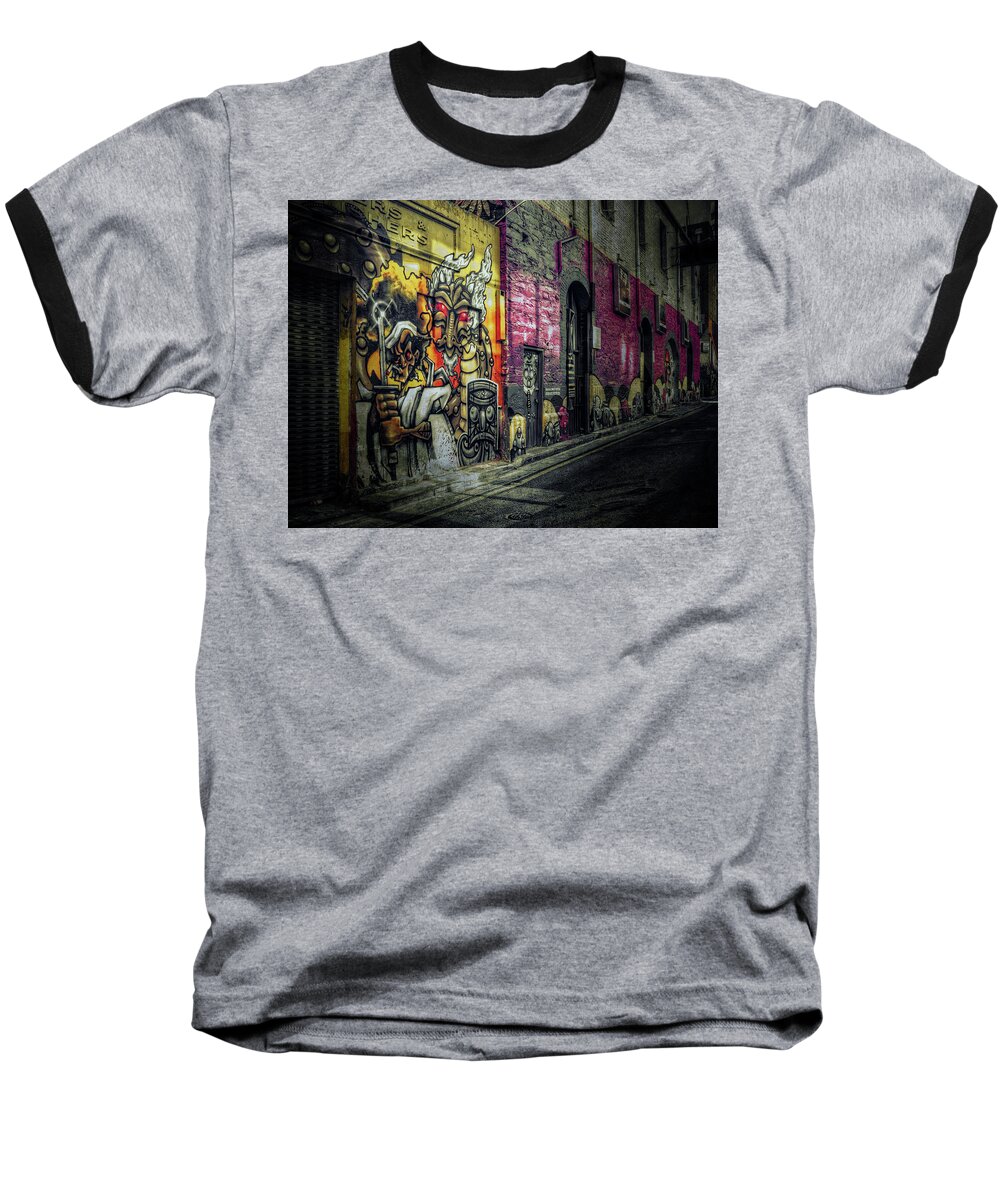 Dreamscape Baseball T-Shirt featuring the photograph Dreamscape #1 by Wayne Sherriff