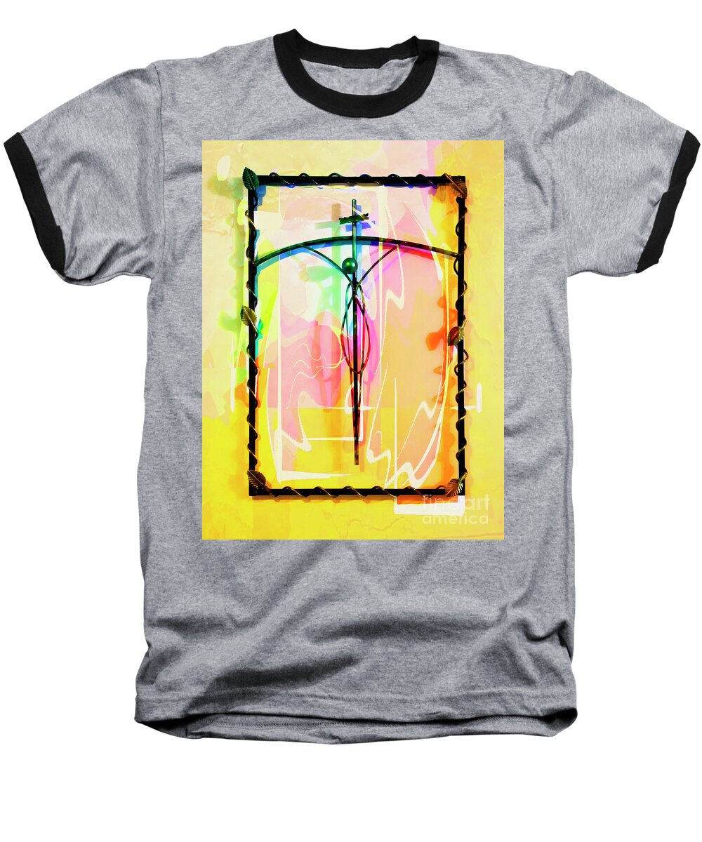 Jesus Baseball T-Shirt featuring the photograph Easter Remembrance #1 by Al Bourassa