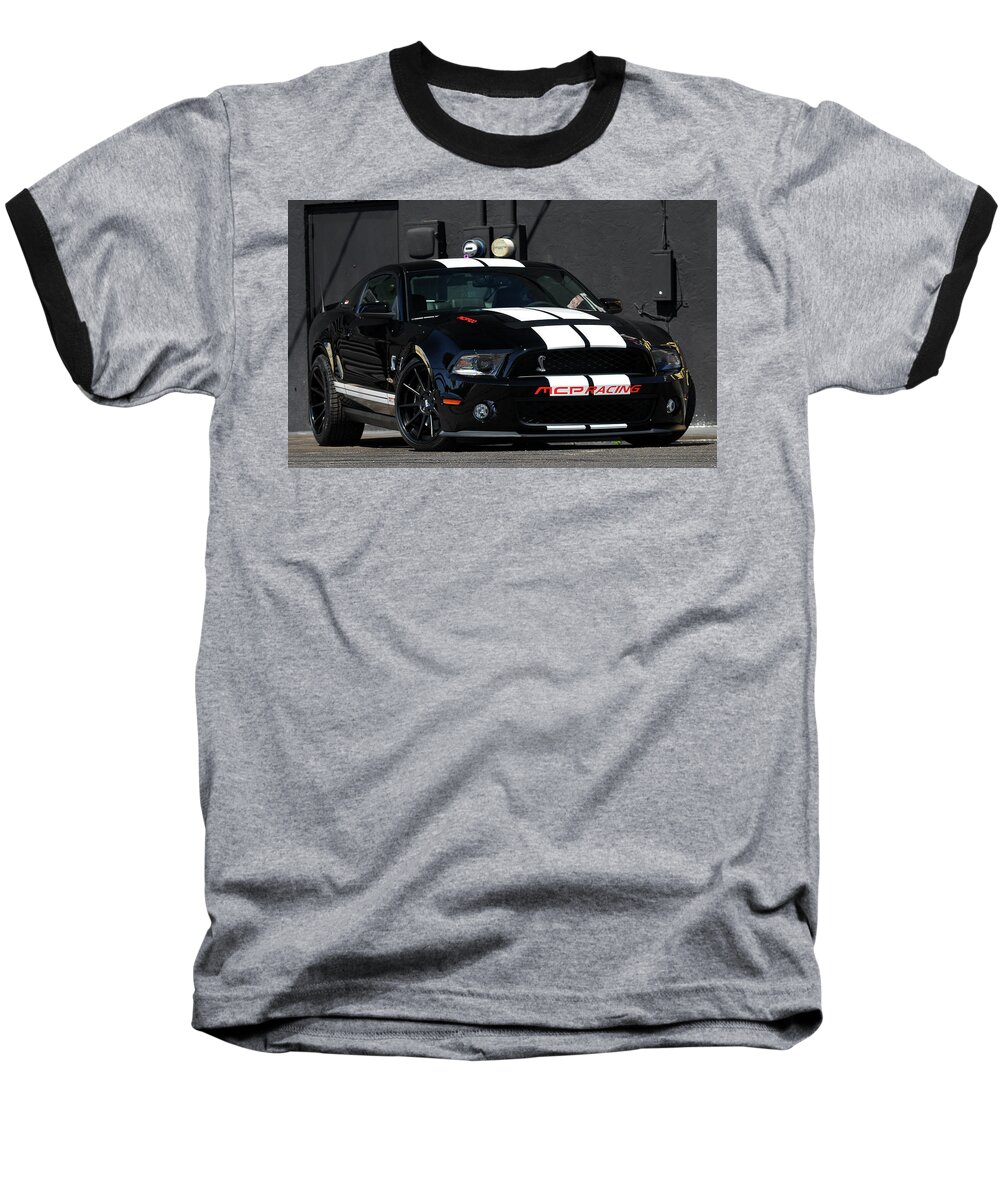 Ford Mustang Baseball T-Shirt featuring the photograph Ford Mustang #1 by Jackie Russo