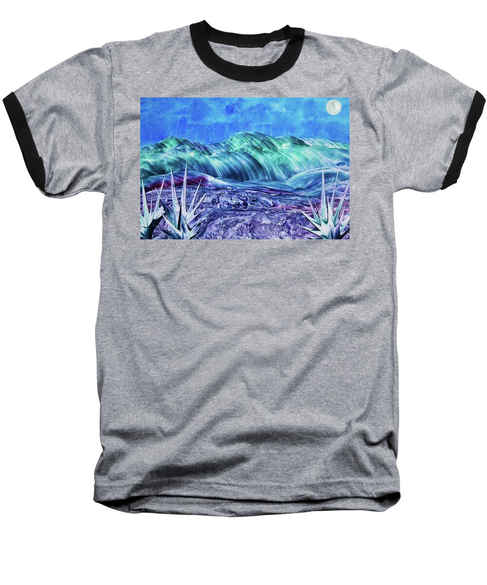 Encaustic Baseball T-Shirt featuring the painting Gallup #1 by Melinda Etzold