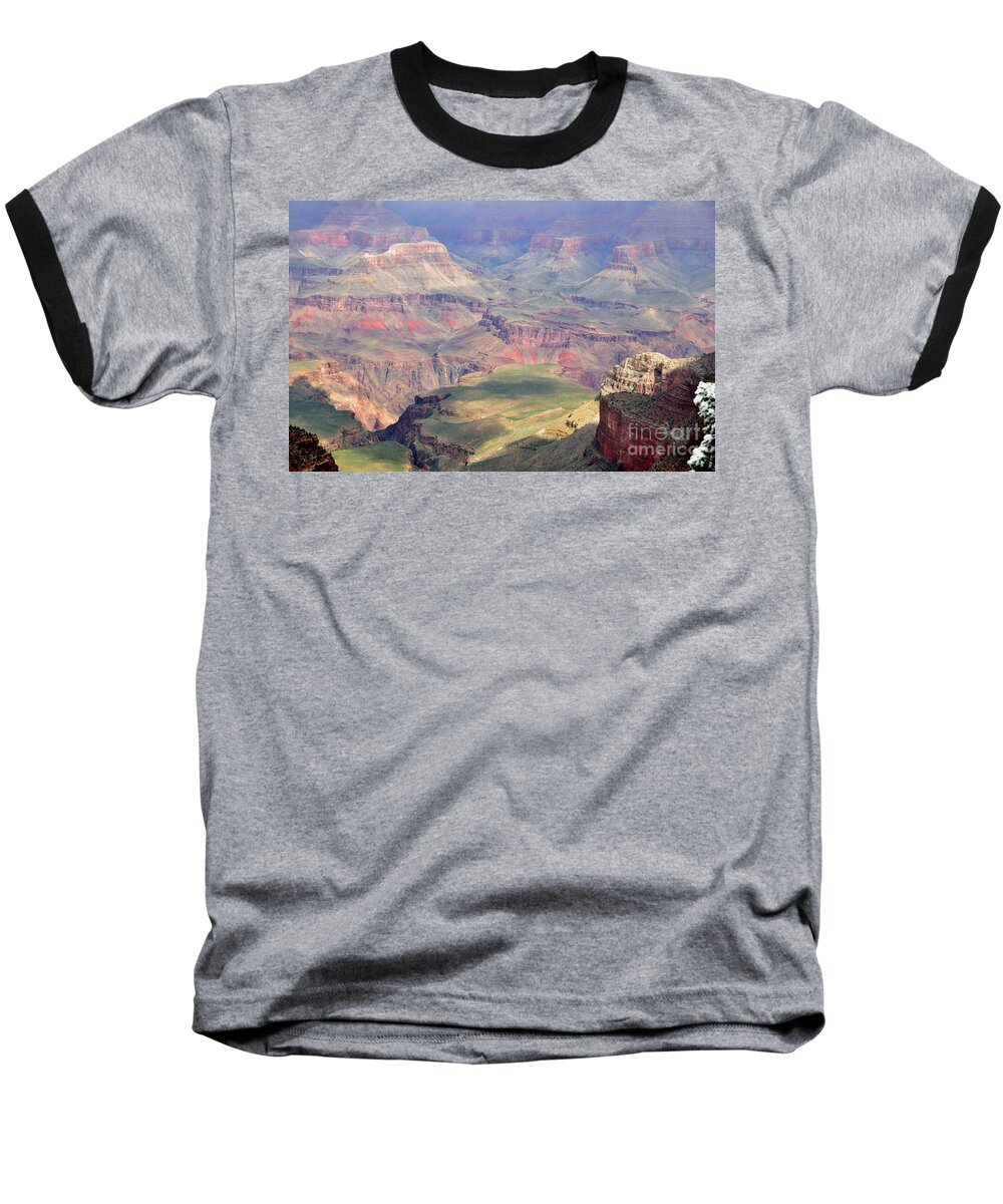 Vibrant Baseball T-Shirt featuring the photograph Grand Canyon 2 by Debby Pueschel