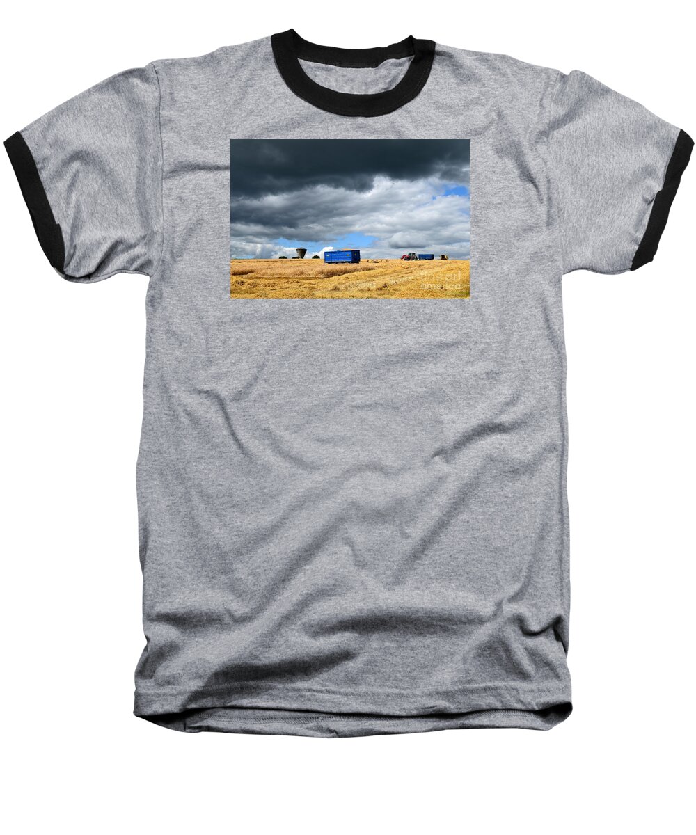 Harvest Baseball T-Shirt featuring the photograph Harvest time #1 by Joe Cashin