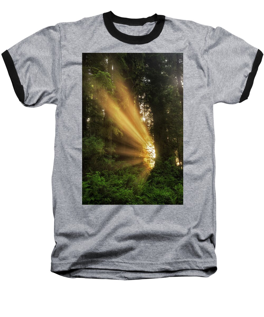 California Baseball T-Shirt featuring the photograph Into the Light #1 by Nicki Frates