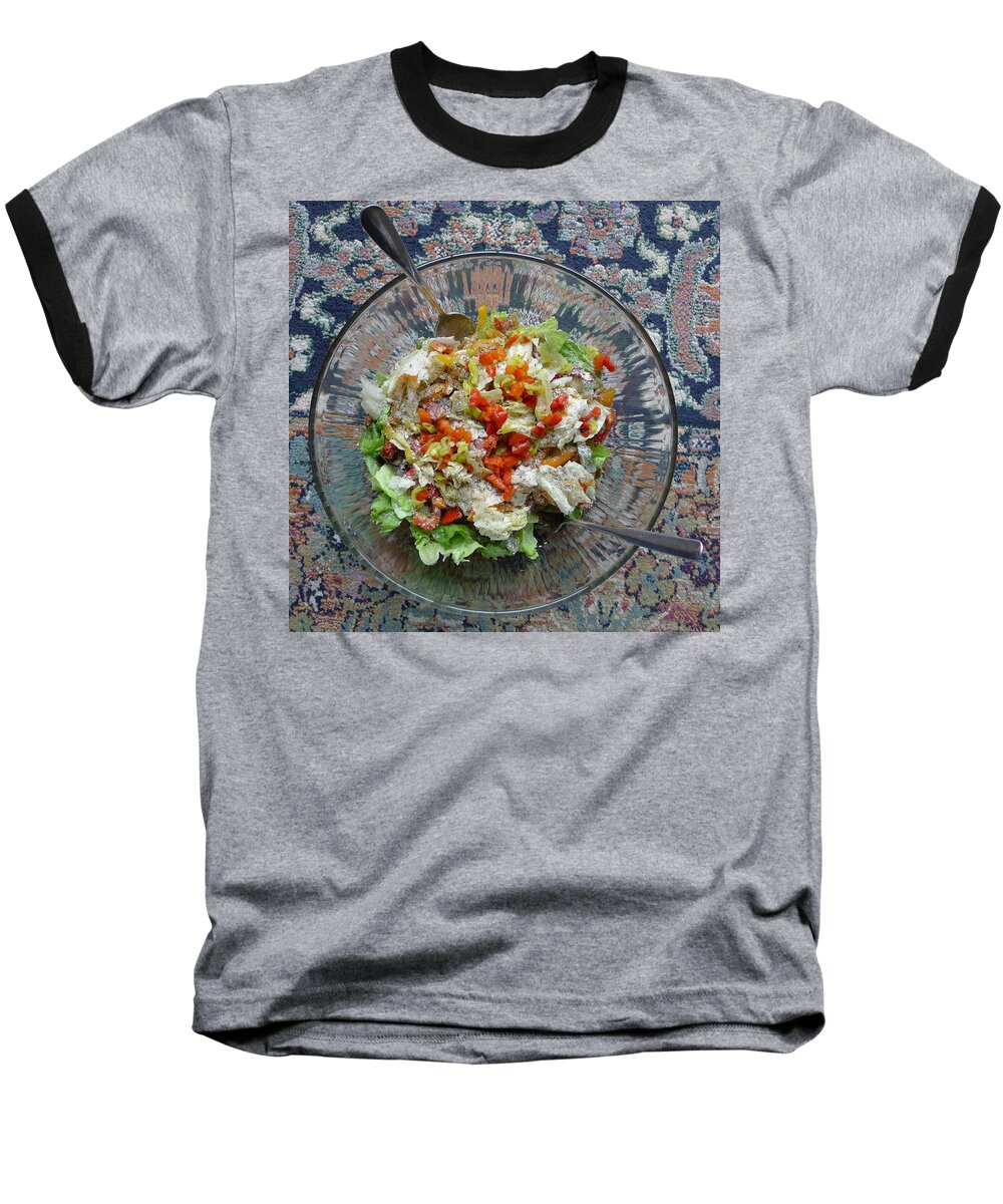 The Wonder Of Fresh Veggies Baseball T-Shirt featuring the photograph Lets do Lunch #1 by Joel Deutsch