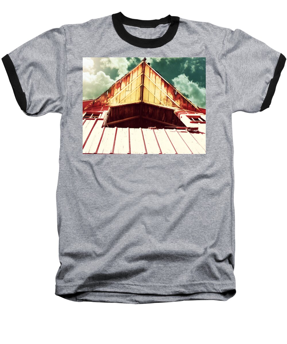 Barn Baseball T-Shirt featuring the photograph Looking Up #1 by Julie Hamilton