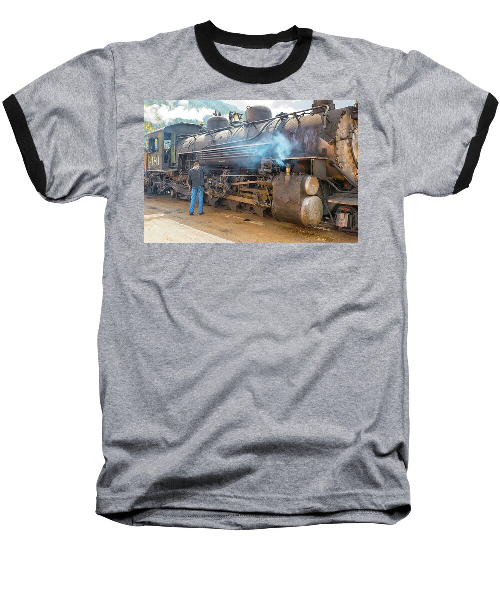 Dsngr Baseball T-Shirt featuring the photograph Lubing #481 #3 by Victor Culpepper