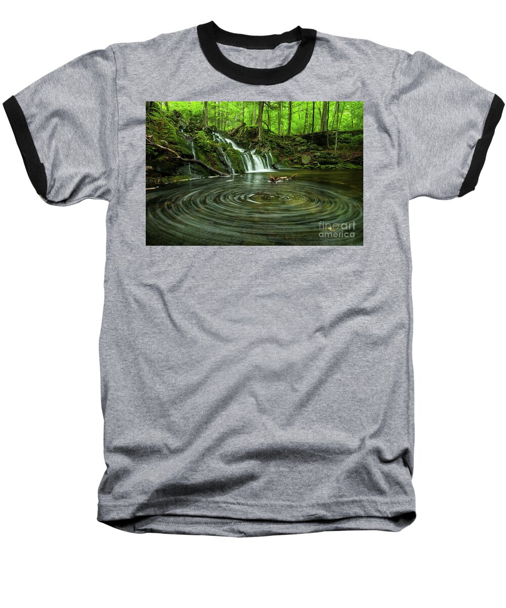 Connecticut Baseball T-Shirt featuring the photograph Northgate Whirlpool #1 by JG Coleman