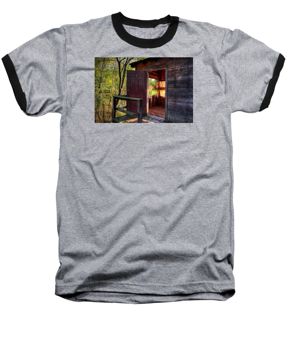 Door Baseball T-Shirt featuring the photograph Open Door #1 by Ester McGuire