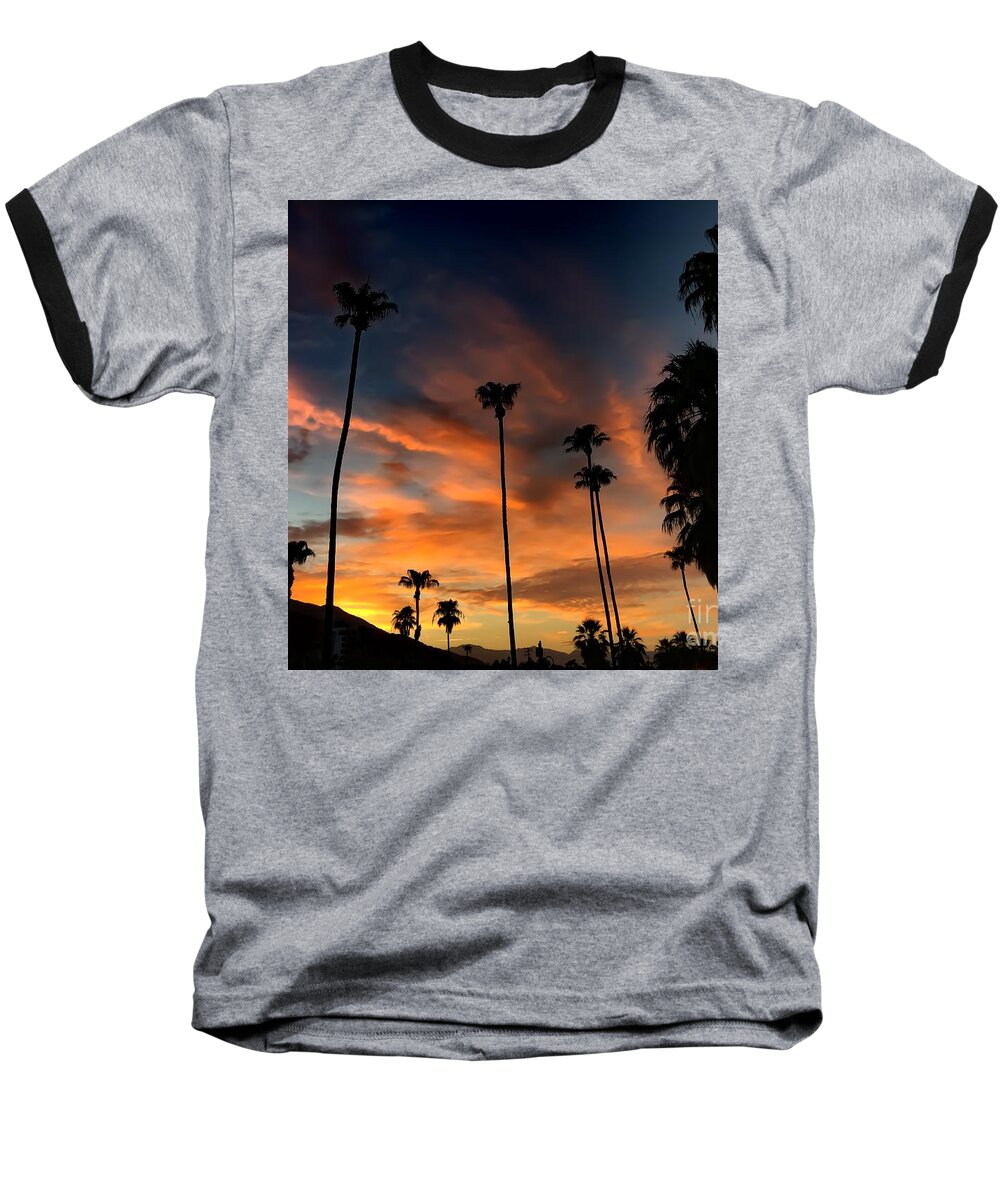 Art Baseball T-Shirt featuring the photograph Palm Springs #2 by Chris Tarpening