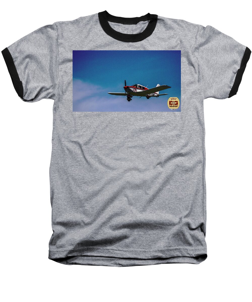 Big Muddy Air Race Baseball T-Shirt featuring the photograph Race 179 #1 by Jeff Kurtz