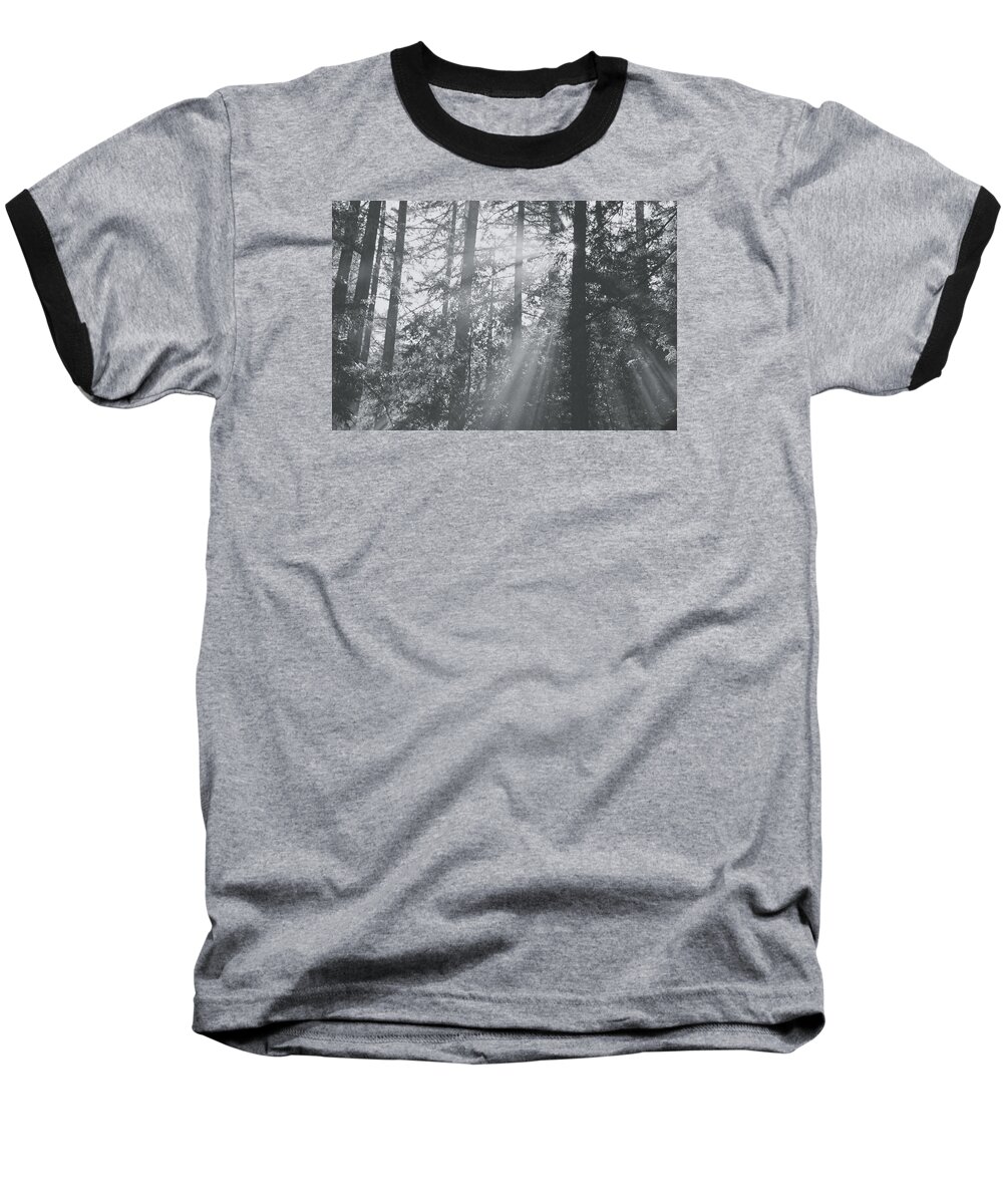 Samuel P. Taylor State Park Baseball T-Shirt featuring the photograph Splendor #1 by Laurie Search