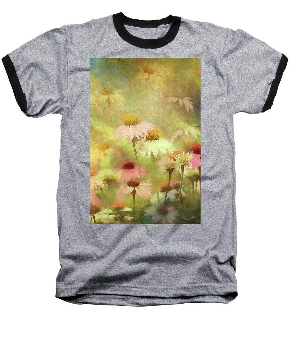 Cone Baseball T-Shirt featuring the photograph Thoughts of Flowers #1 by Theresa Campbell
