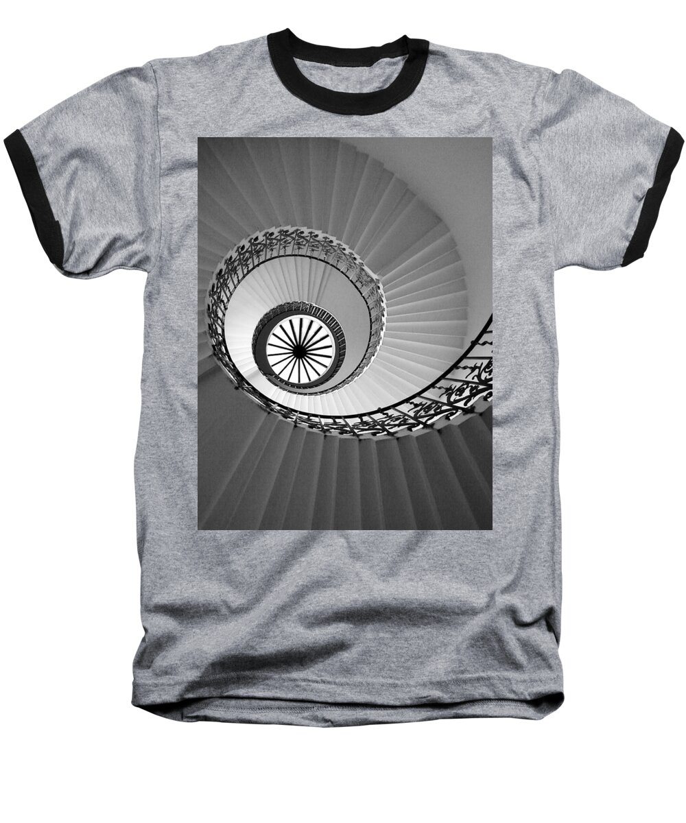  Baseball T-Shirt featuring the digital art Tulip Staircase #1 by Julian Perry